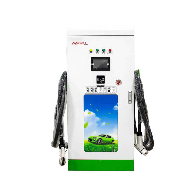 60kw-160kw Double Gun Floor-Standing Solar Charging Station for EV Electric Cars