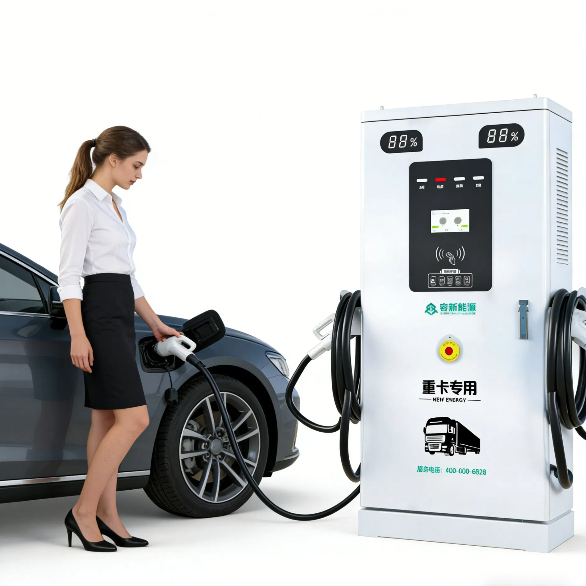 Ocpp CCS2 EV Charger 40kw 60kw 80kw 120kw 160kw for Fleet Management EV Charging Pile Stations