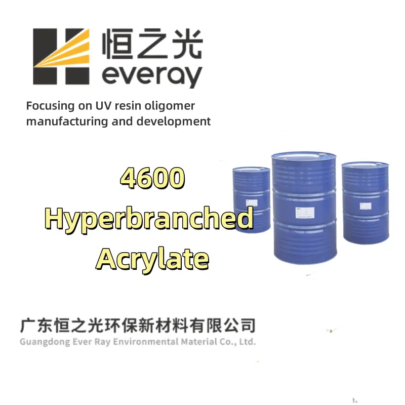 High-Quality Scratch resistant 4600 hyperbranched acrylic UV resin ：suitable for varnish and ink Suppliers, Factories