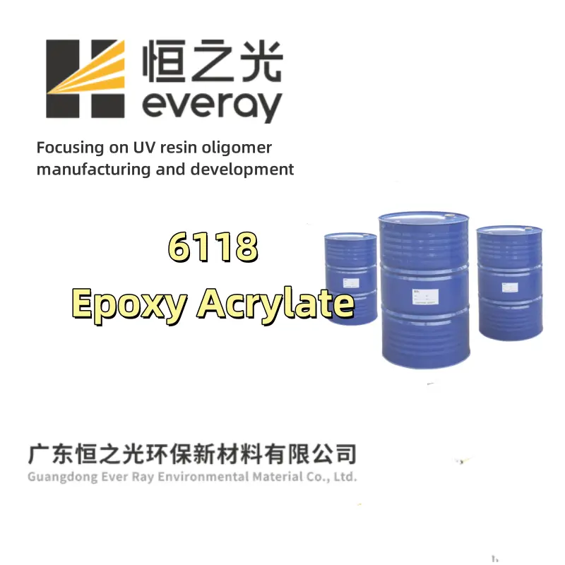 High-Quality Durable 6118 Epoxy Acrylate UV Resin: Ideal for UV wood, plastic and ink applications Factory, Factories