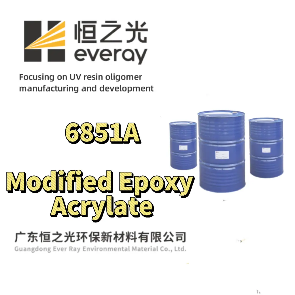High-Quality 6851A High-Performance Modified Epoxy Acrylate Resin | For UV Coatings, Inks & Gel Polishes | High Transparency & Yellowing Resistance Manufacturer, Factories