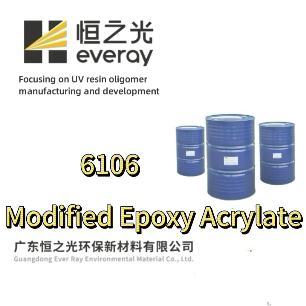 Wholesale 6106 Fast-Curing Modified Epoxy Acrylate Oligomer—High Adhesion, Flexible & Yellowing-Resistant UV Resin 产品买家热搜关键词 Manufacturer, Supplier