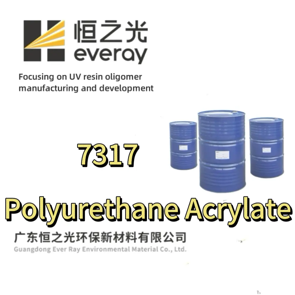 Buy 7317 High Reactivity Flexible Polyurethane Acrylate Oligomer for UV Wrinkle & Snowflake Ink Manufacturers, Supplier