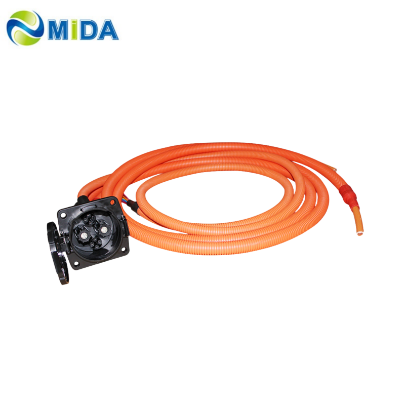 Best EV DC charger connector evse charging ccs combo 125A CHAdeMo inlet socket DC Fast Japanese charge Socket Factory, Factories
