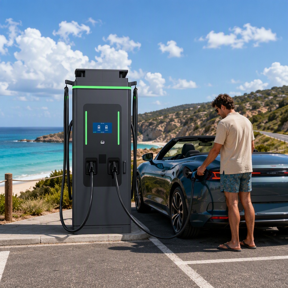 Best Commercial EV Charger CCS DC Charger OCPP1.6 80KW 100KW 120KW 240KW Fast Ev Charging equipment Suppliers, Factory