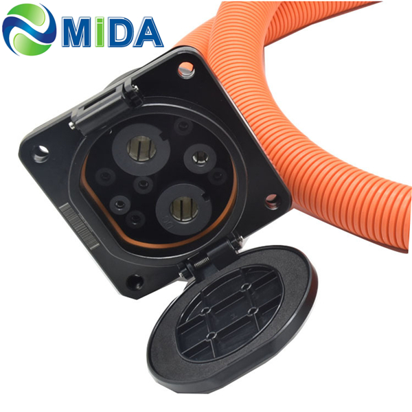 China DC 1000V 125A GBT Inlet socket for Chinese vehicles  Suppliers, Factory