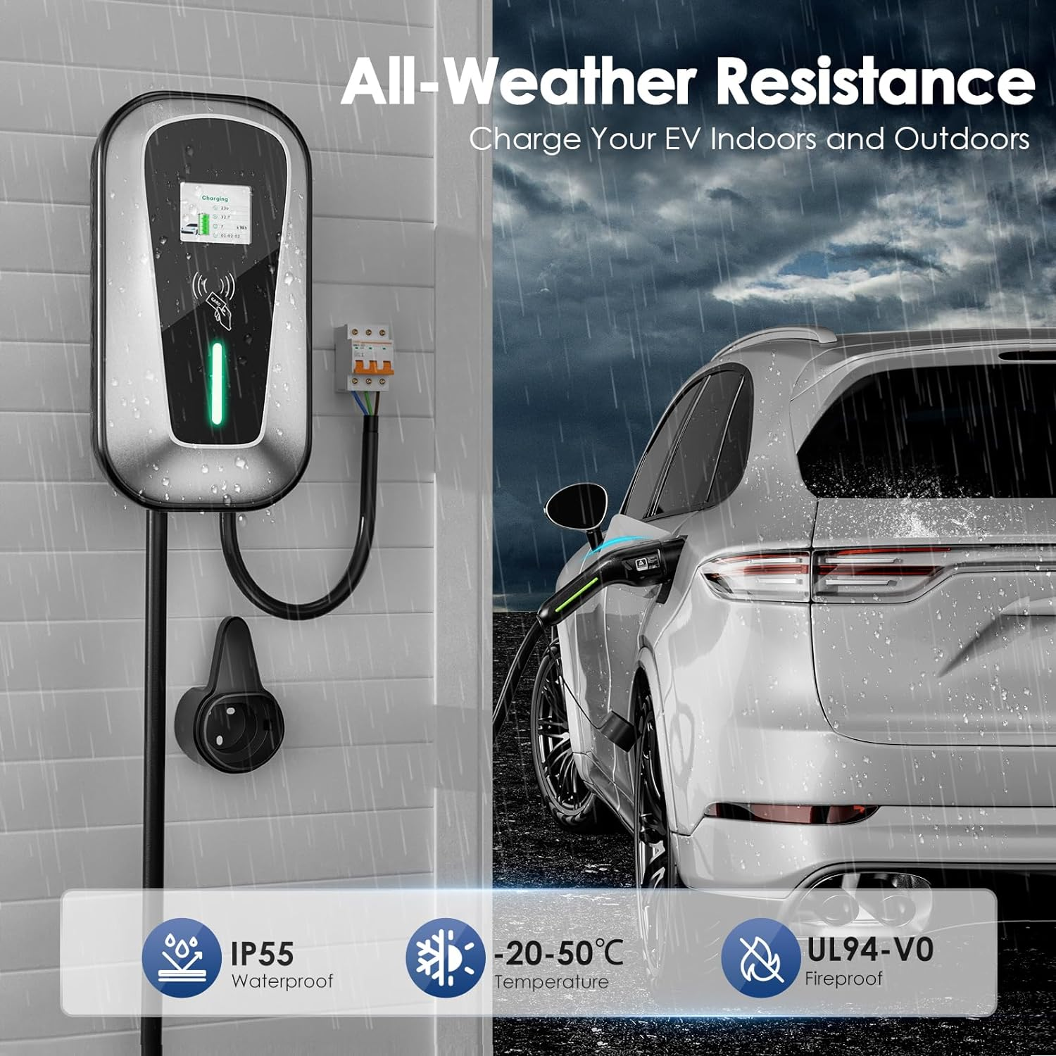 China  AC EV CHARGER 32A  40A 48A J1772 Type1 EV wallbox EV Charging Station   Manufacturers, Suppliers