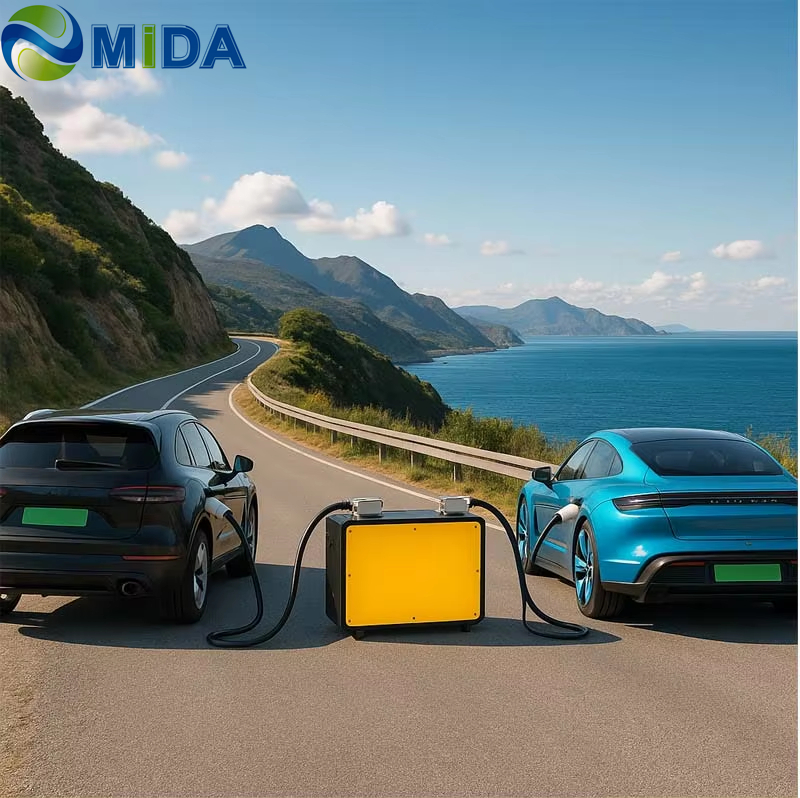 China 20kW 30kW V2V Charging Station CCS2 CHAdeMO Portable Fast Charger Manufacturers, Supplier