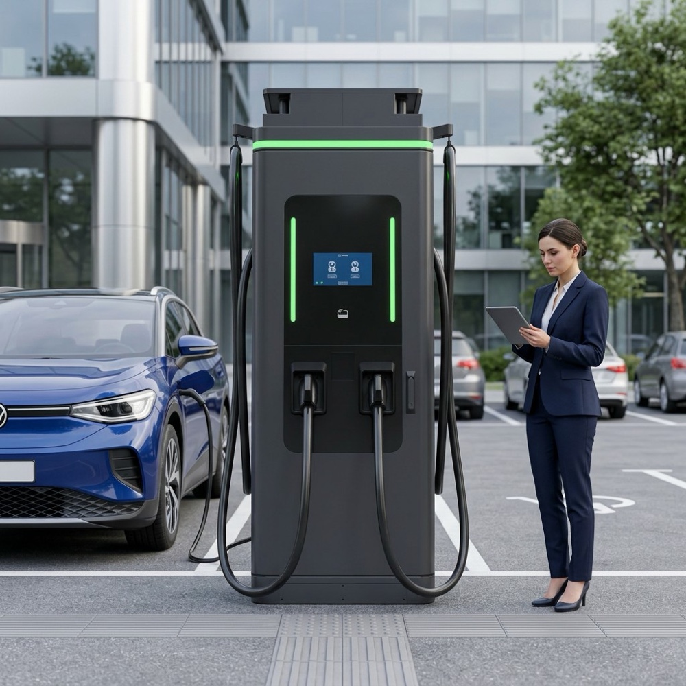 Best PTB MID 60kW 120kW 240kW DC Fast Charger OCPP 2.0.1 for Commercial EV Fleets Supplier, Factories
