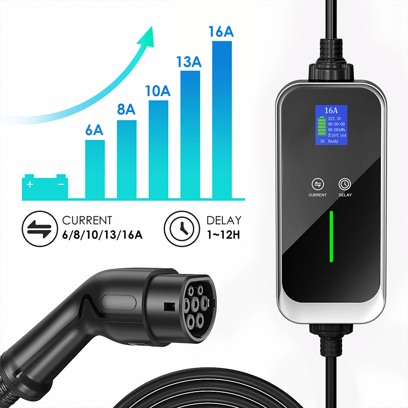 Best Mode 2 Portable EV Charger Type 2 16A 3.6KW Mobile Home Charging  Manufacturers, Factories