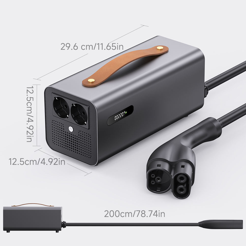 China CCS 2 V2L Adapter EV Discharger Vehicle to Load Movable Power Station  Manufacturers, Factory