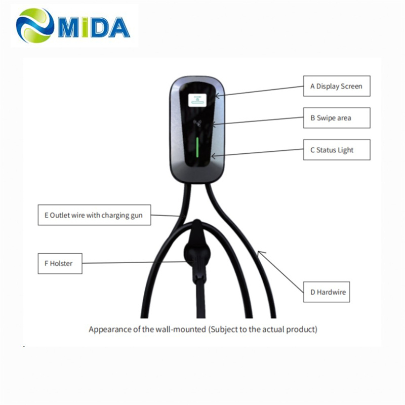 China Home Level 2 EV Charger 50A 240V App Wifi Smart Car Charging Station Suppliers, Factory
