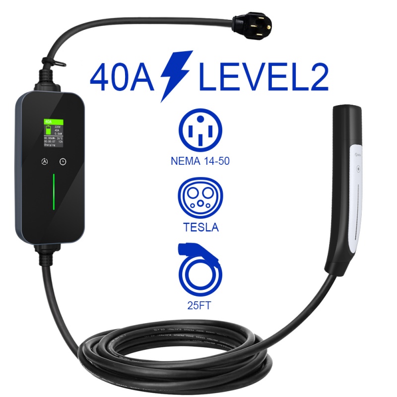 Best Tesla EV Charging Connector Plug 40A tesla charging station plug ev charger plug wall box ev charger Factory, Factories