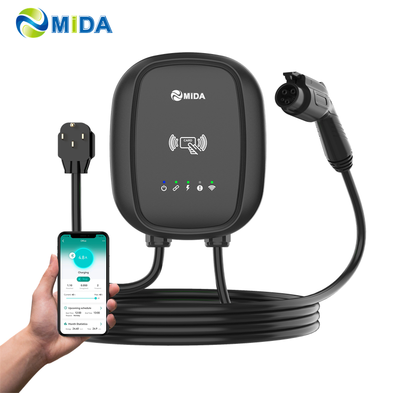 China Type1 Wall-mounted charging stations Ev Wall Charger 32A  40A 48A J1772 Type1 EV wallbox  Manufacturers, Supplier