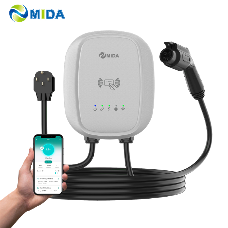 Best 32A  40A 48A J1772 Type1 EV wallbox EV Charging Station AC EV CHARGER  Factory, Factories