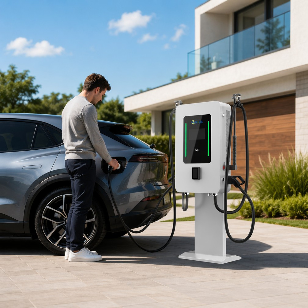 Best TUV ETL RCM 40KW 60kW 80kW Wall Mounted EV Charger OCPP2.0 DC Charger Station Manufacturer, Supplier