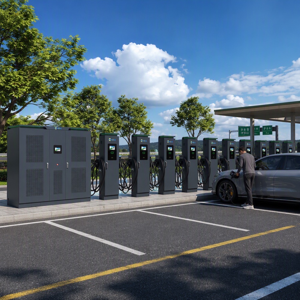 Best Liquid Cooled Split EV Charger 1000KW 1200KW DC Charging Piles Supercharger Stack Factory, Factories