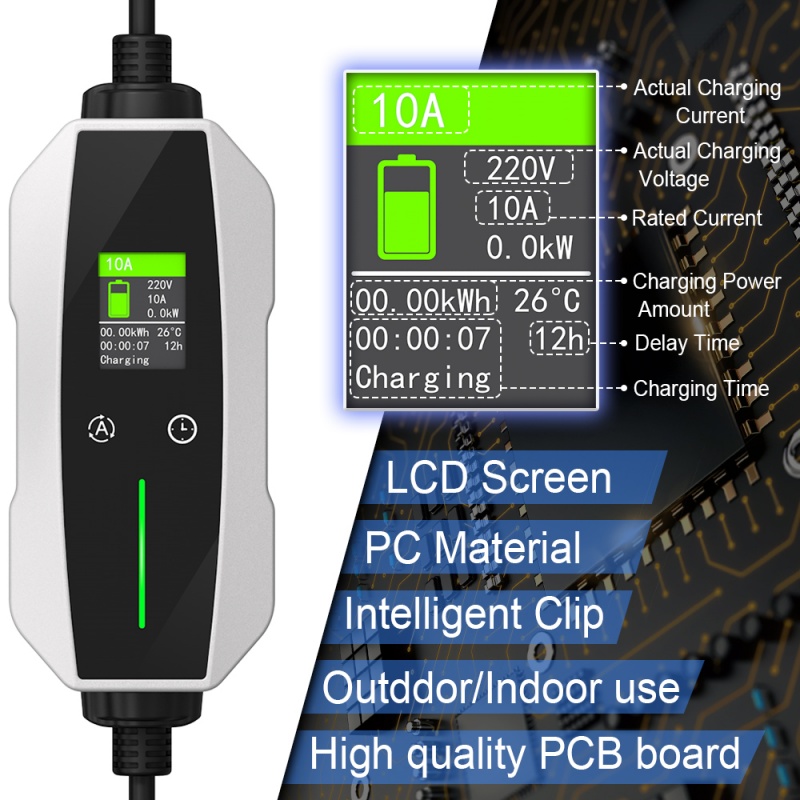 China ev charger portable Type1 10A electric charger charging station for electric car Manufacturer, Manufacturers