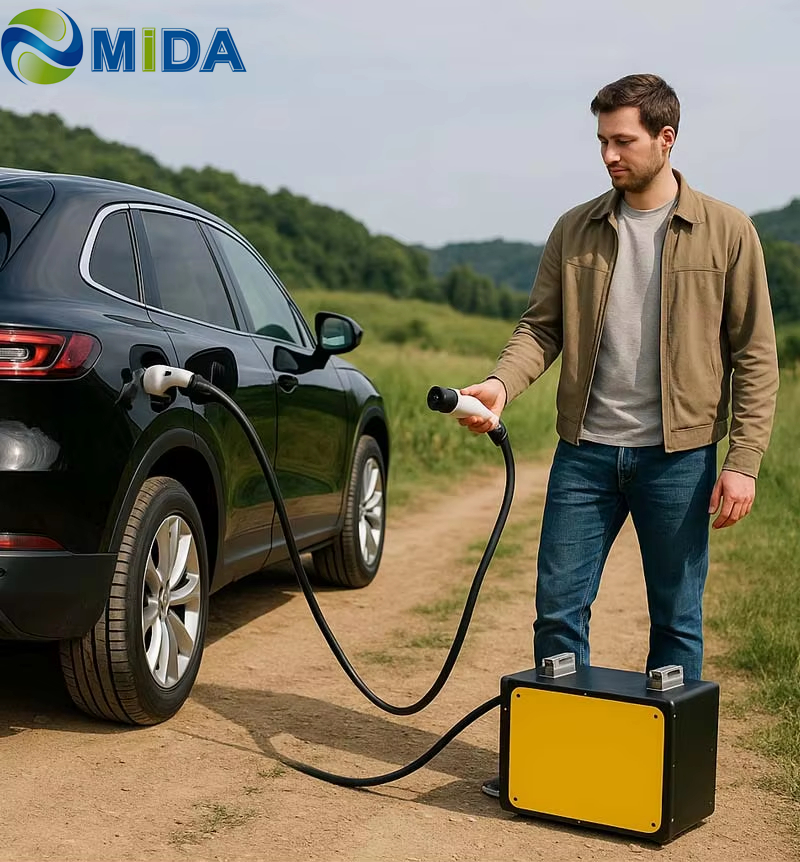 China 20kW 30kW V2V Charging Station CCS2 CHAdeMO Portable Fast Charger Manufacturers, Supplier