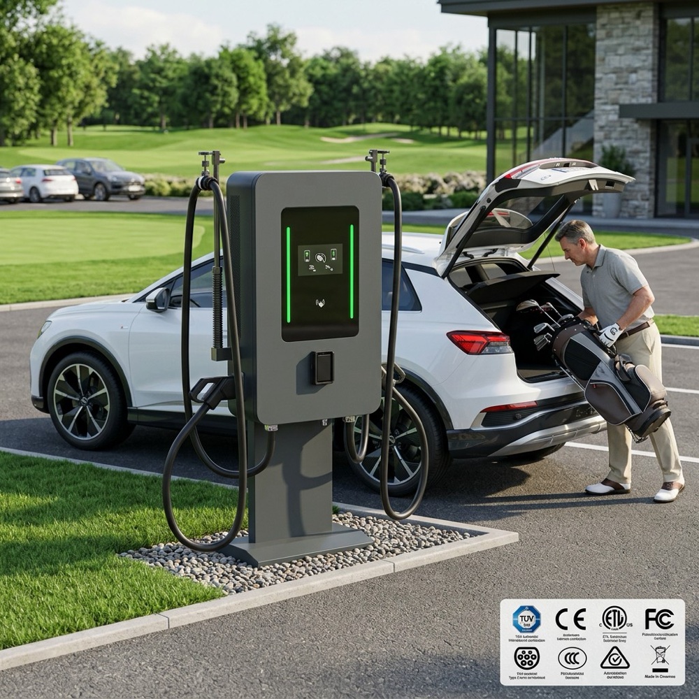 Best 40kW 60kW Level 3 DC Fast Charging Station ISO 15118-20 Wall Mounted EV Charger  Manufacturers, Factory