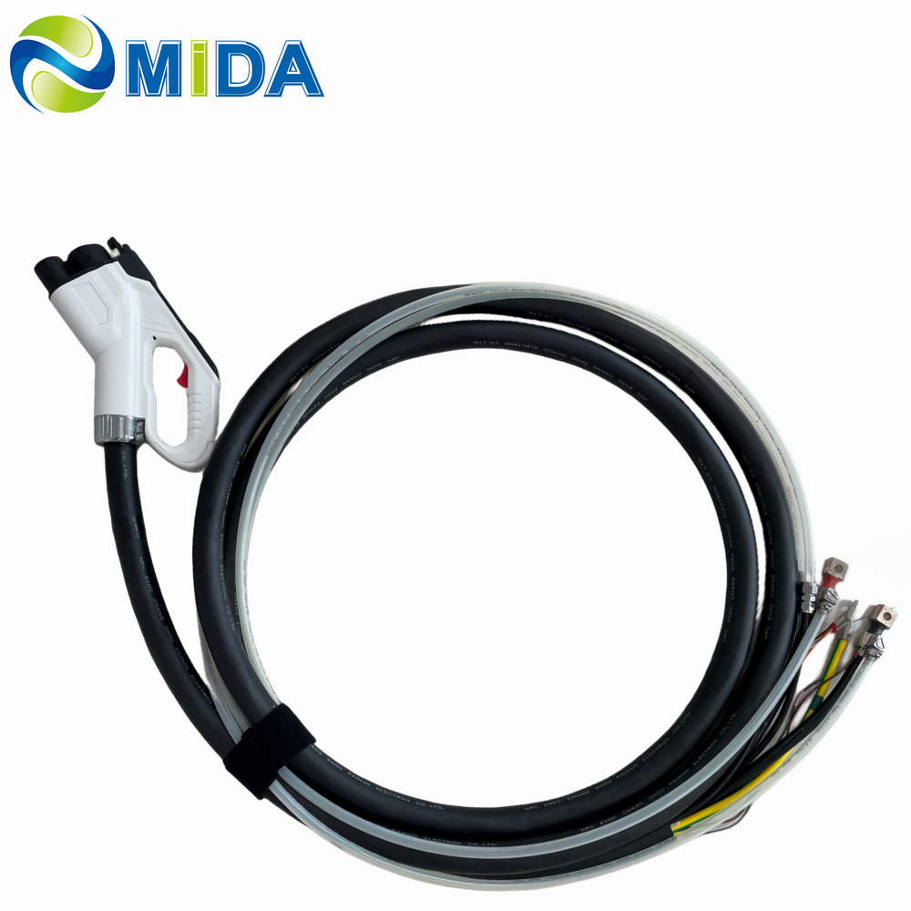 China 500A CCS1 Charging Cable Liquid Cooled HPC Plug 500kW EV Charging Station Manufacturers, Factories