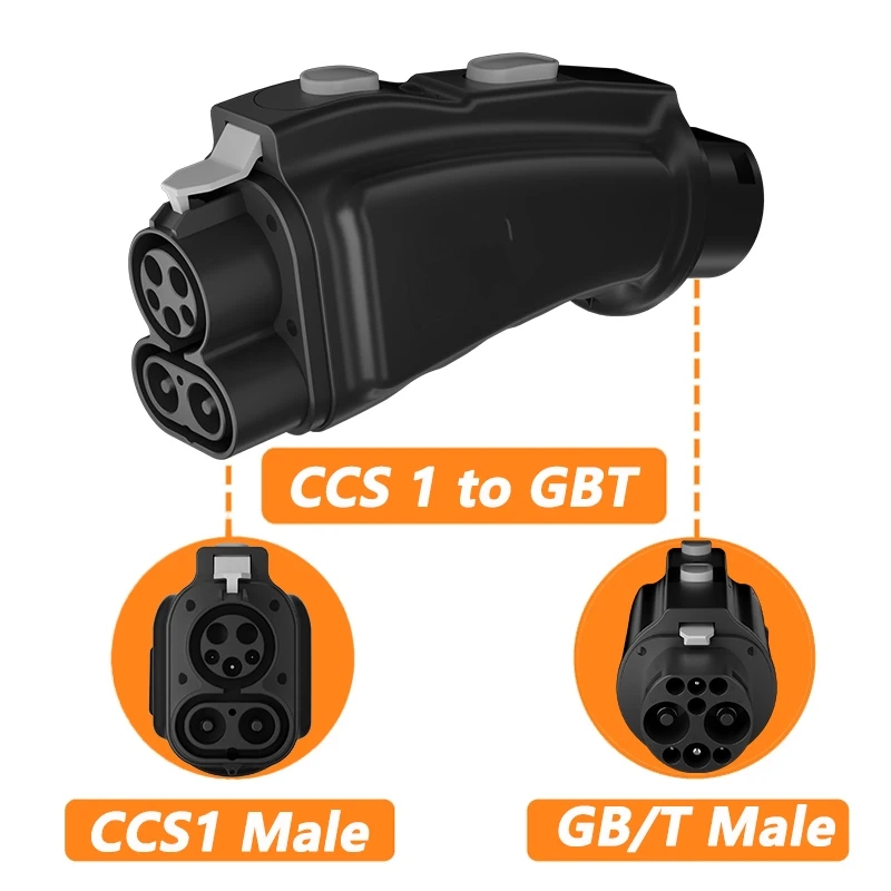 Best 200kw DC CCS1 GB/T Adapter CCS1 To GBT EV Charger Adapter for CCS Supercharger  Manufacturer, Suppliers
