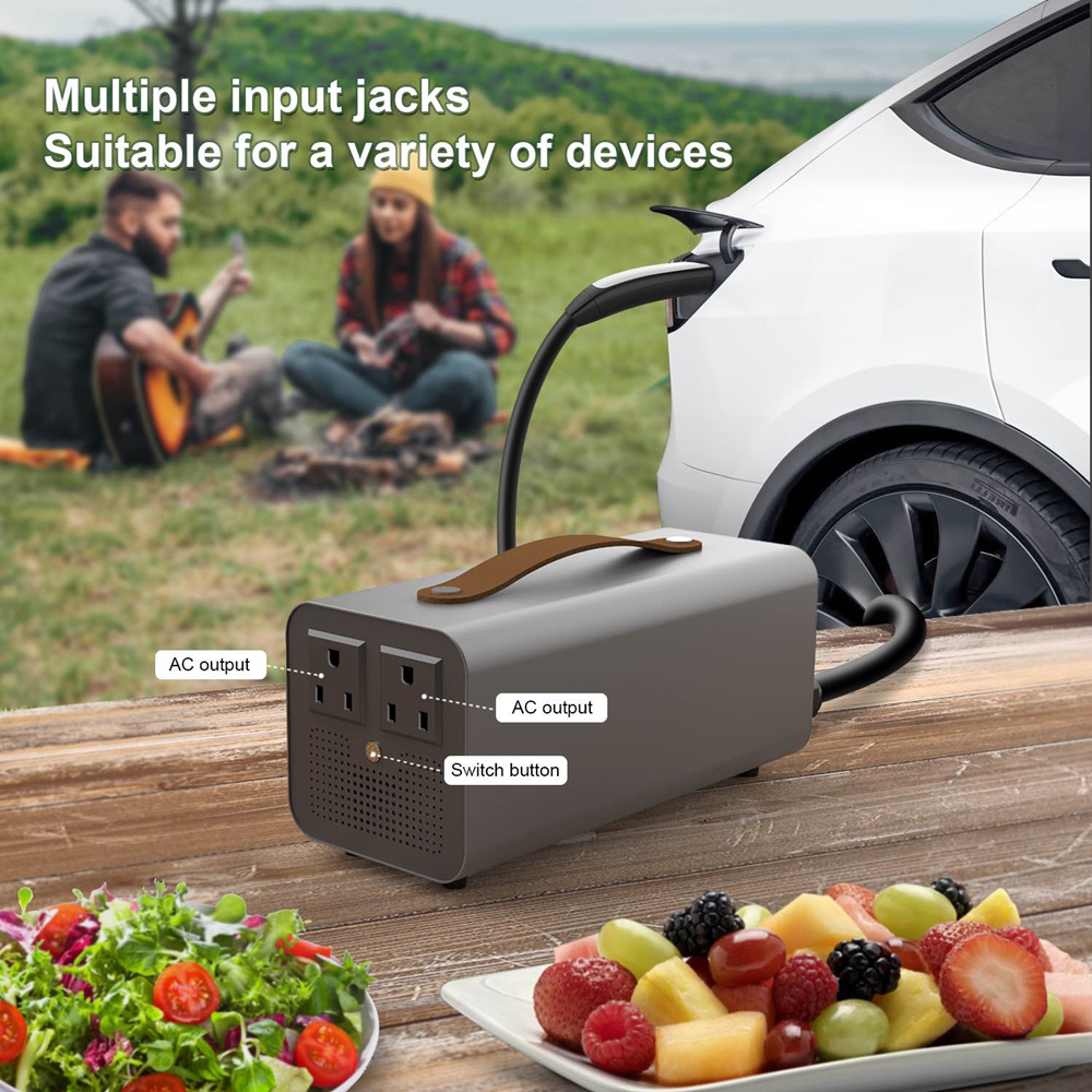 Best 3.6kW 5kW Tesla Discharger V2L Adapter Portable Power Station Manufacturer, Factory
