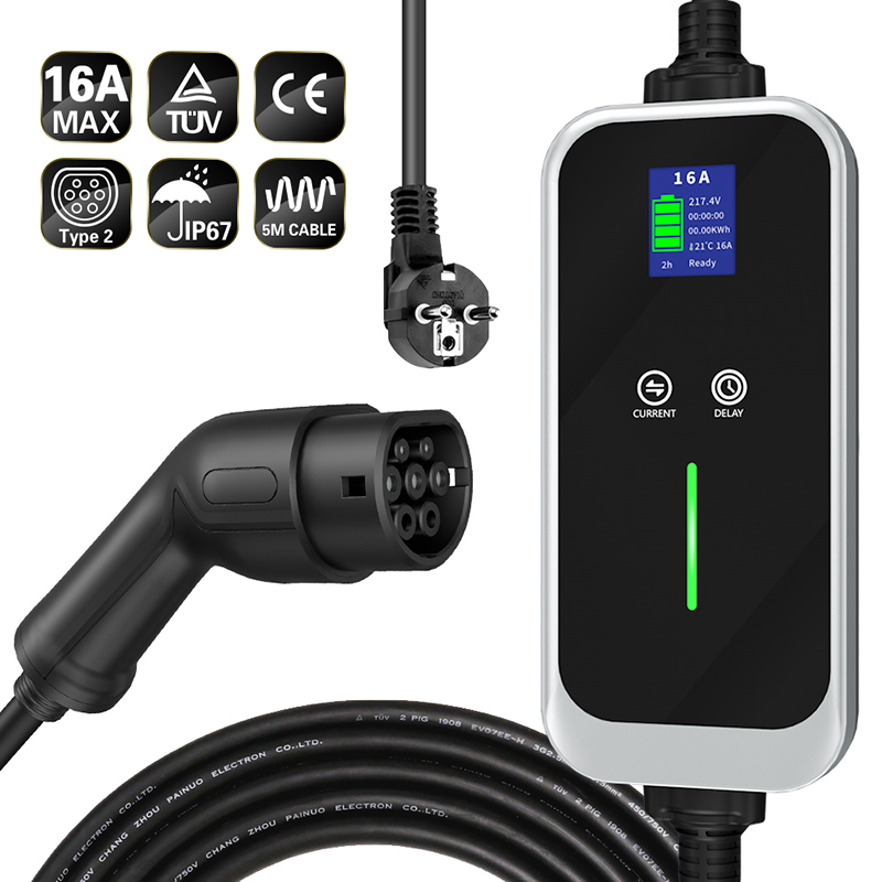 Best Mode 2 Portable EV Charger Type 2 16A 3.6KW Mobile Home Charging  Manufacturers, Factories