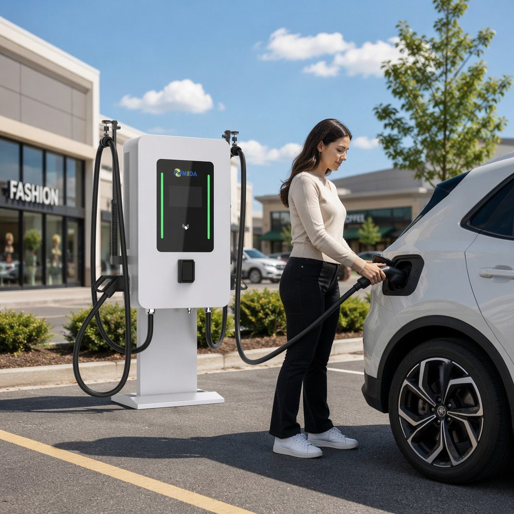 Best TUV ETL RCM 40KW 60kW 80kW Wall Mounted EV Charger OCPP2.0 DC Charger Station Manufacturer, Supplier