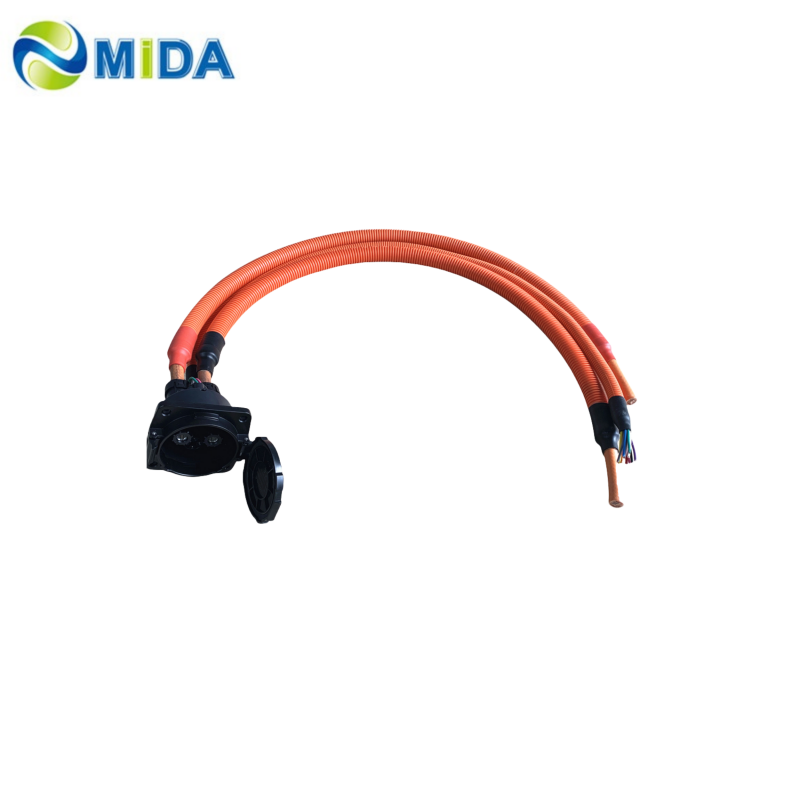 Best EV DC charger connector evse charging ccs combo 125A CHAdeMo inlet socket DC Fast Japanese charge Socket Factory, Factories
