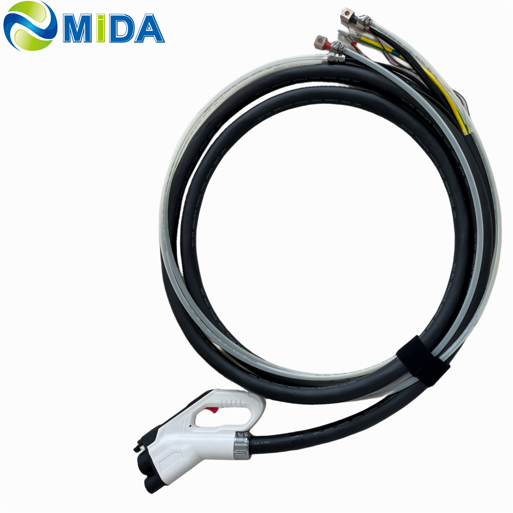 China 500A CCS1 Charging Cable Liquid Cooled HPC Plug 500kW EV Charging Station Manufacturers, Factories