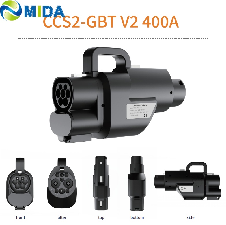 China CCS2 To GBT Adapter 400A EV Converter DC Fast Charger Adaptor  Suppliers, Factory