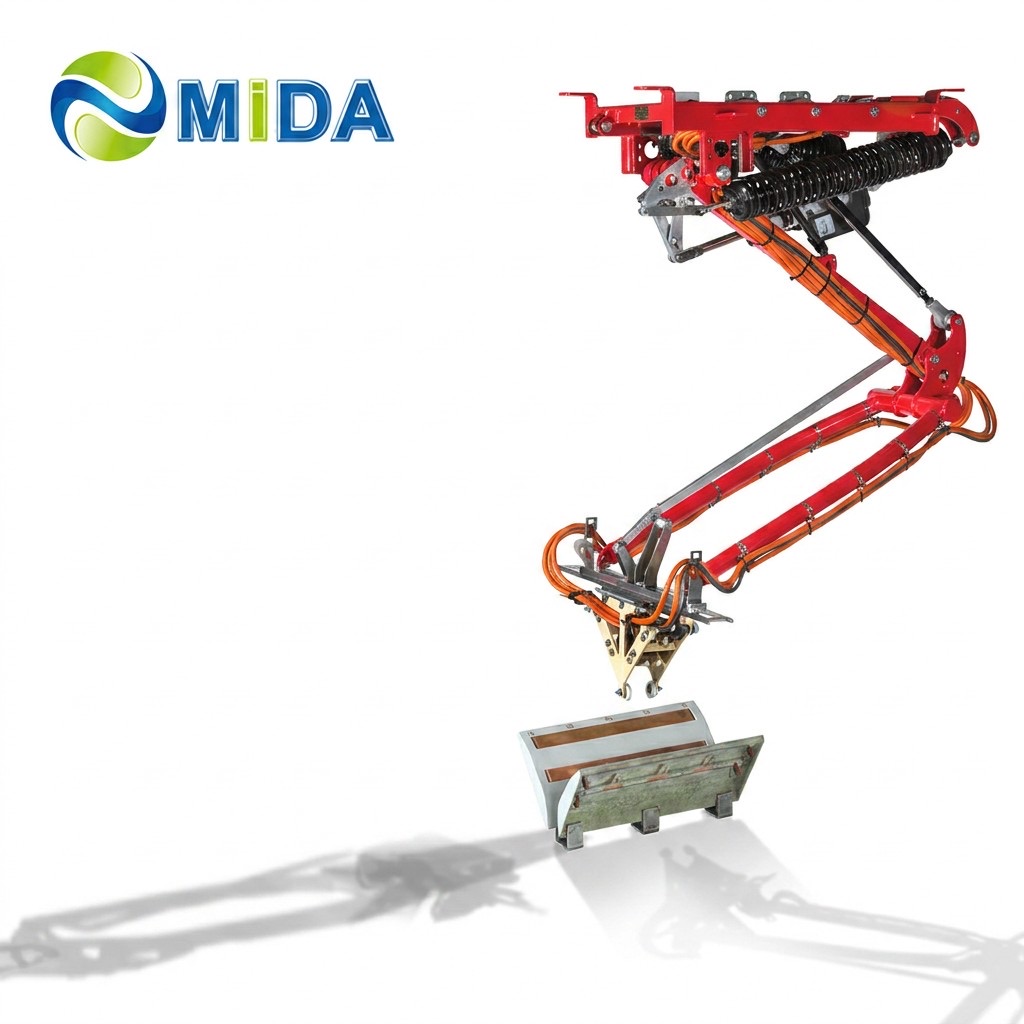 China 600kw Inverted Pantograph SLS 201 for Electric Bus  Manufacturer, Factory
