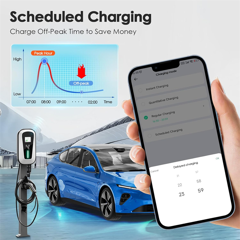 China J1772 Type1 AC EV CHARGER 7kw  11kw  12kw EV wallbox EV Charging Station   Factory, Factories