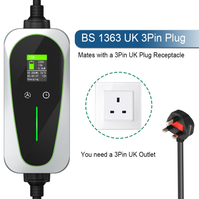 Best EVS 3.5kw 16A EV Charging Station Portable EV Charger Type1 Suppliers, Factories