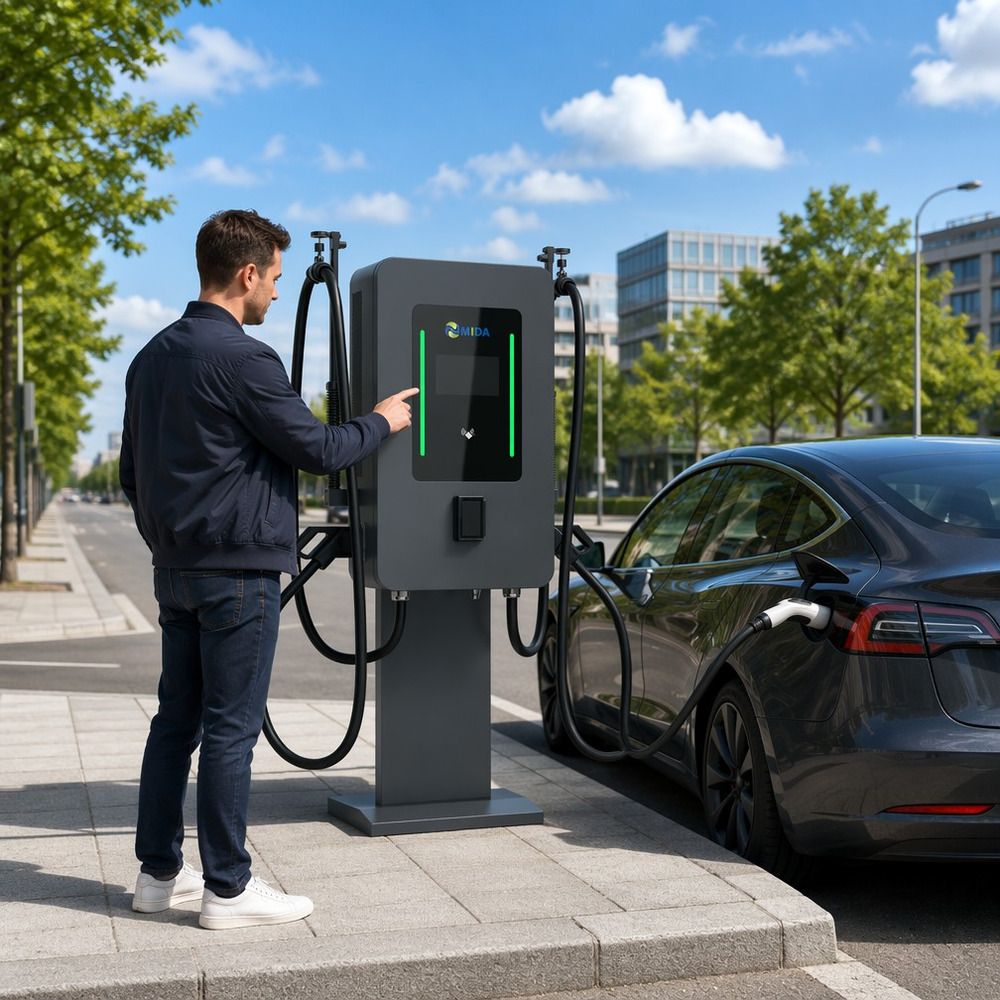 EV Charger Connector Panel