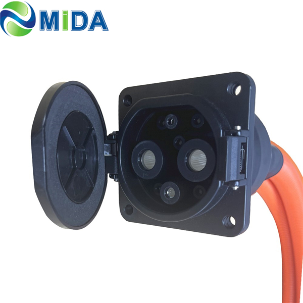 China DC 1000V 125A GBT Inlet socket for Chinese vehicles  Suppliers, Factory