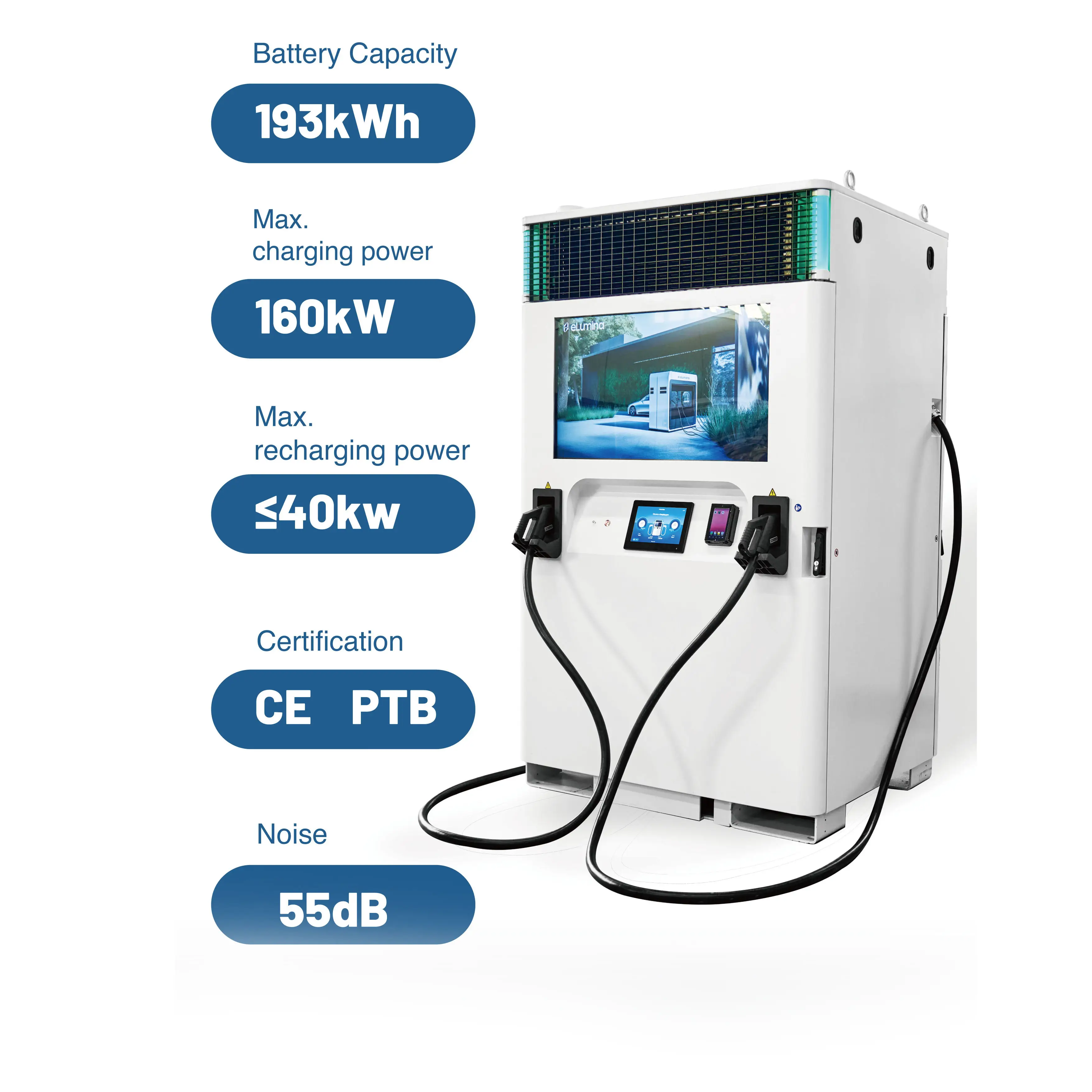120kWh 60kW BESS Charging Station