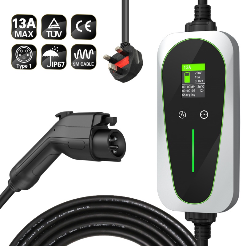 Best EVS 3.5kw 16A EV Charging Station Portable EV Charger Type1 Suppliers, Factories