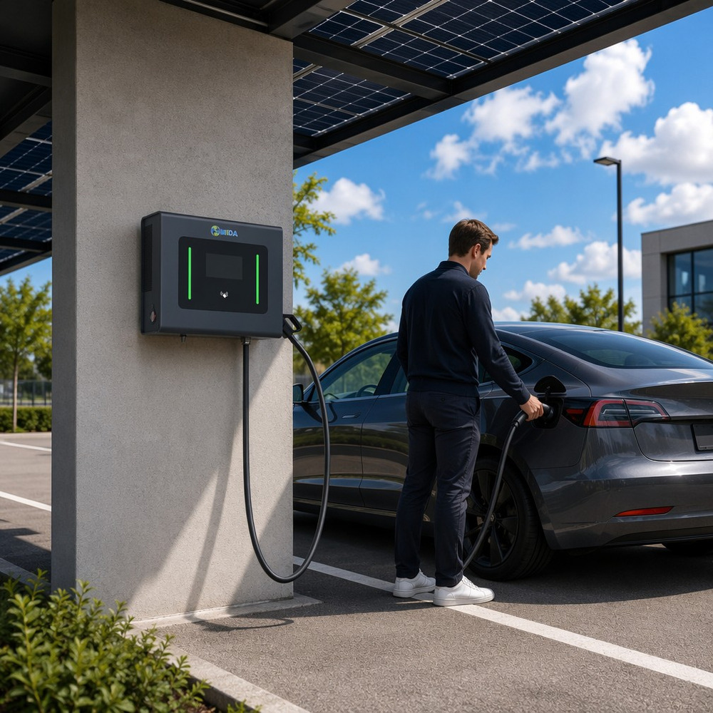 Best DC Wallbox CCS2 CHAdeMO 30kw 40kw 50kW Wall Mounted EV Charger Station Manufacturers, Suppliers