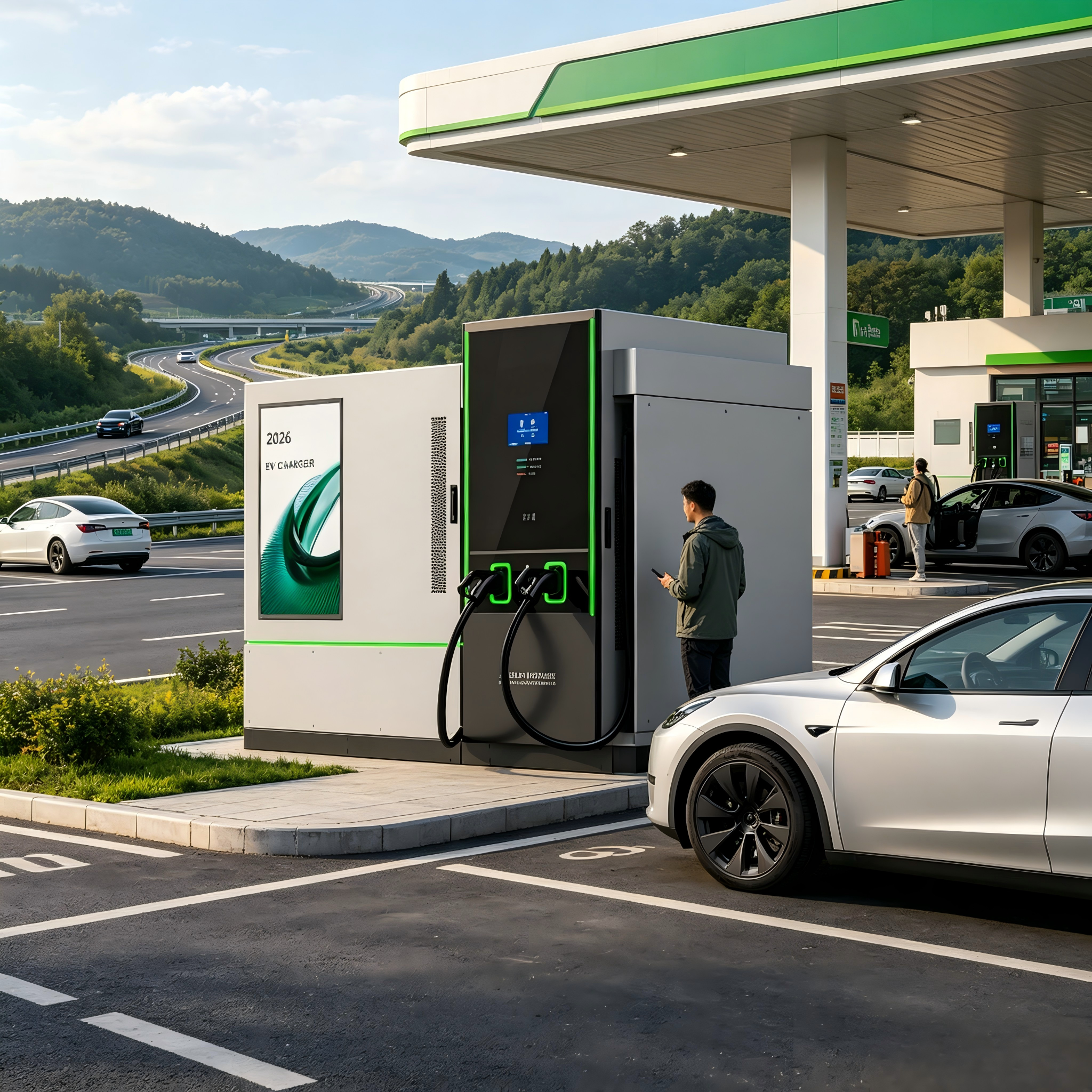 China 241kwh 120kw CCS CHAdeMO NACS BESS Charging Station Energy Storage EV Charger  Manufacturer, Suppliers
