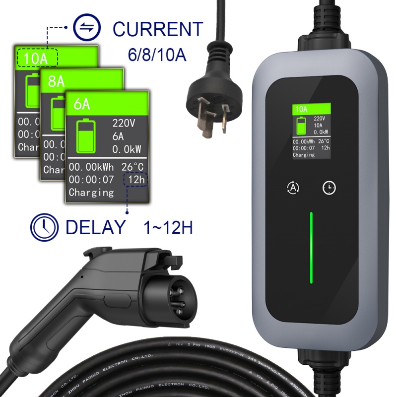 Best EV Charger Factory Portable EVSE 3.5KW Fast Electric EV Charger for New Energy Vehicles Supplier, Factory