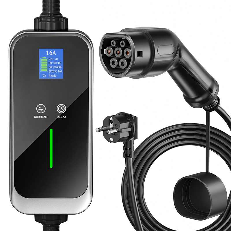 Best Mode 2 Portable EV Charger Type 2 16A 3.6KW Mobile Home Charging  Manufacturers, Factories