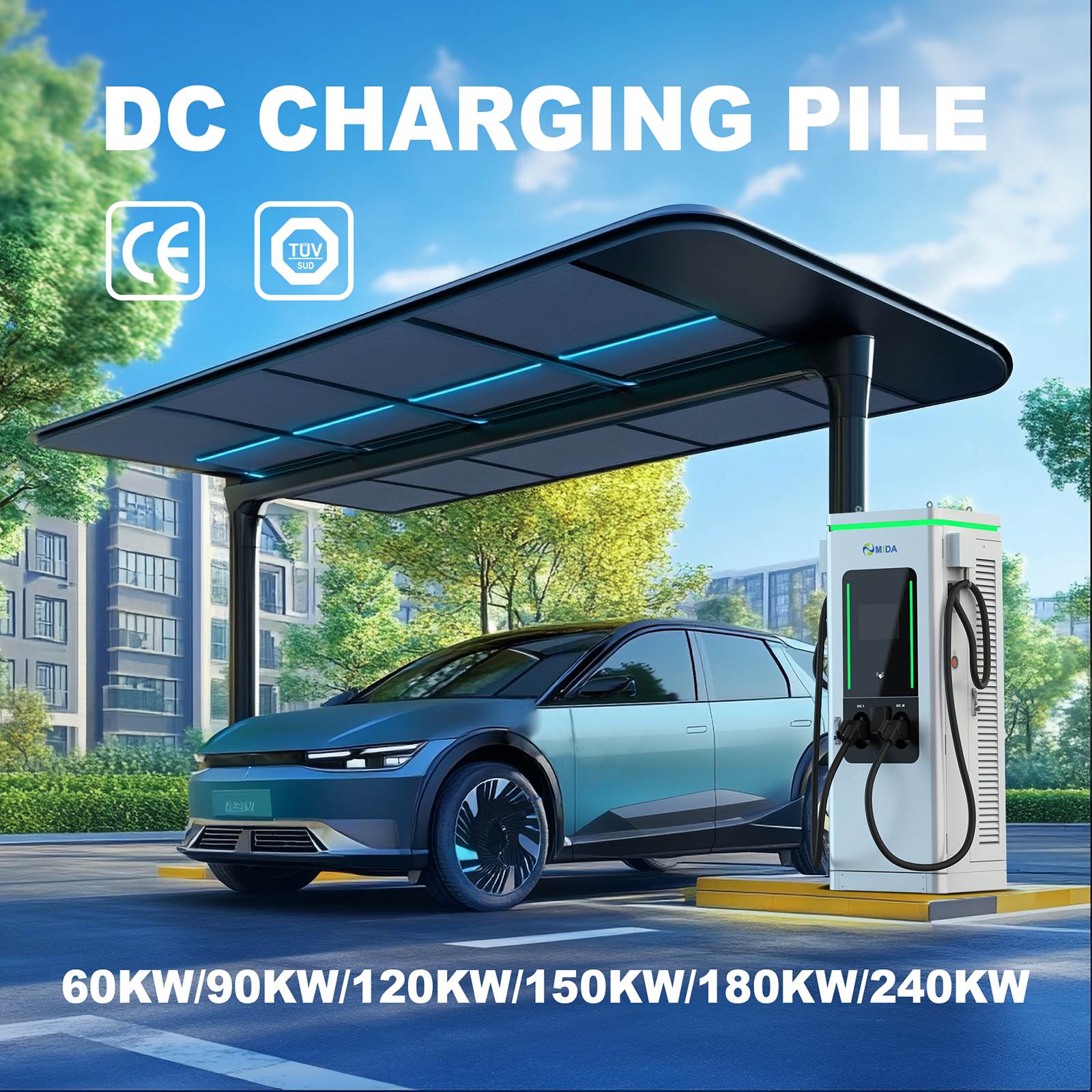 Best Integrated DC Charger 120kW 240kW 360kW 400kW Fast EV Charging Station Factory, Factories