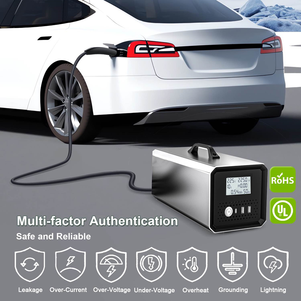 Best 3.6kW 5kW Tesla Discharger V2L Adapter Portable Power Station Manufacturer, Factory