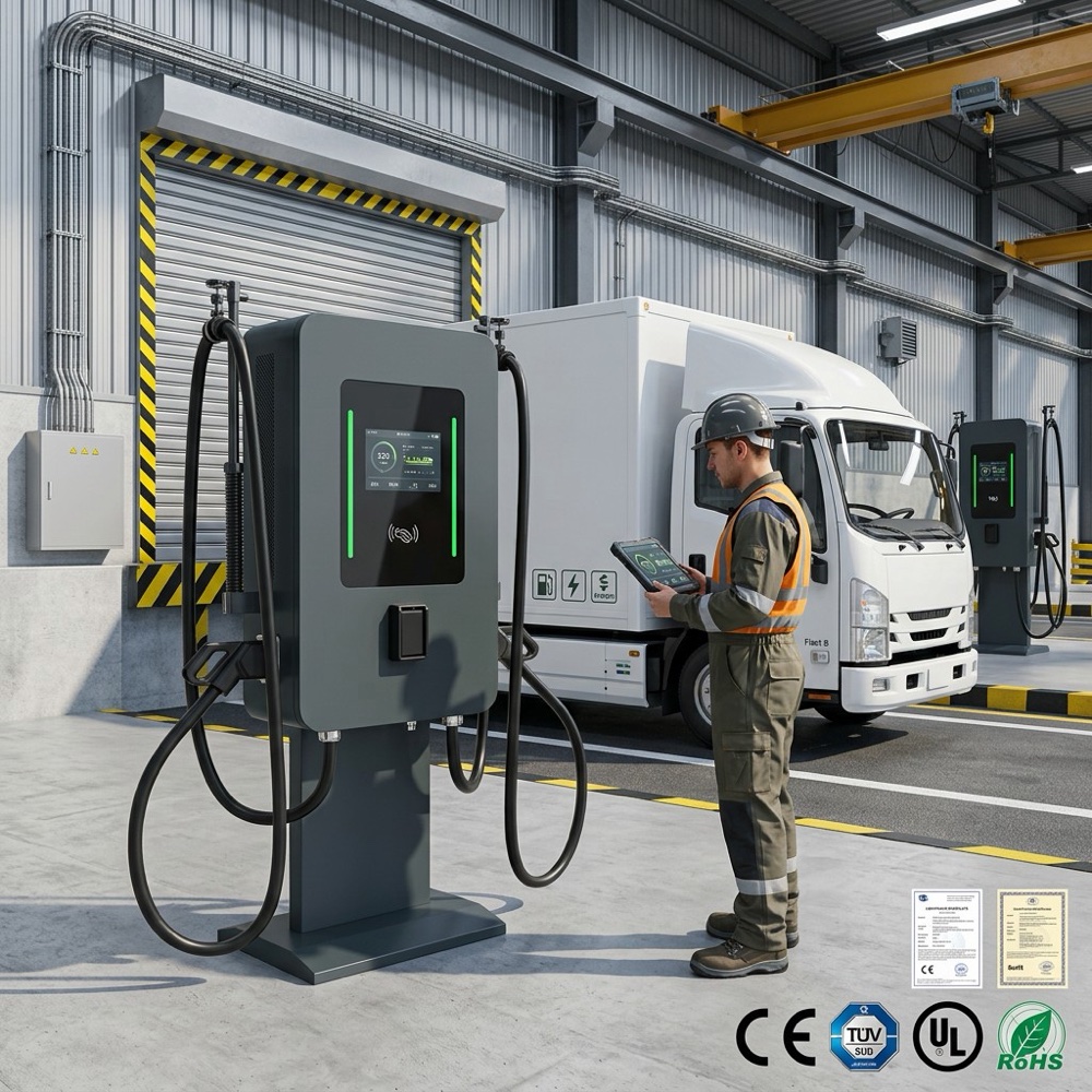 Best 40kW 60kW Level 3 DC Fast Charging Station ISO 15118-20 Wall Mounted EV Charger  Manufacturers, Factory