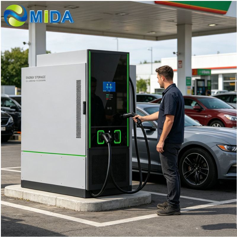 Best  241kwh 120kw BESS EV Charger CCS NACS Integrated EV Charging Station Manufacturers, Factory