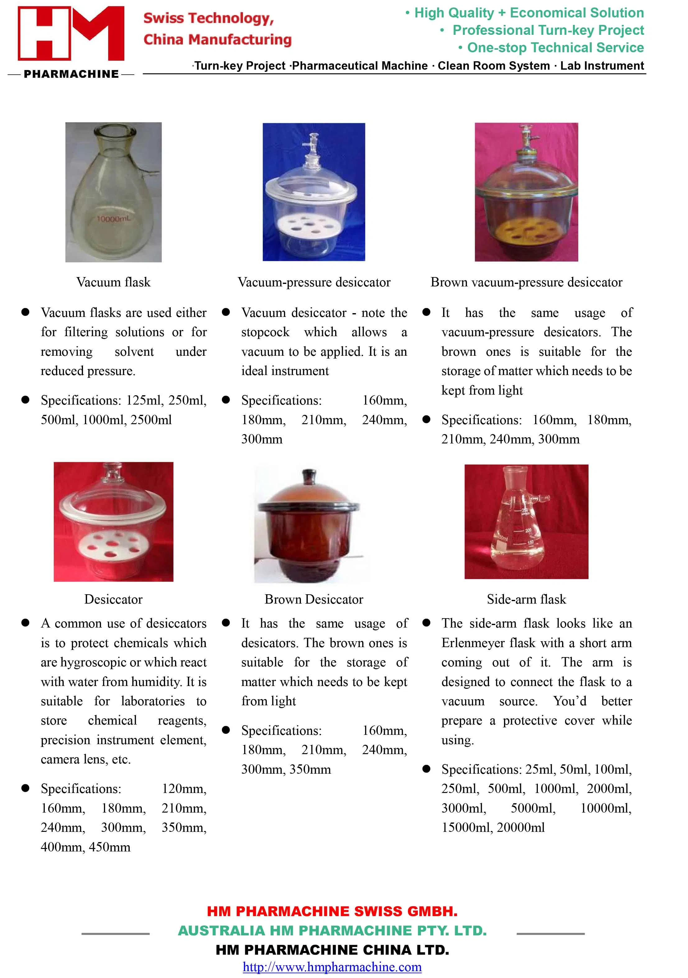 Neck Round Bottom Flask Glassware Laboratory Use