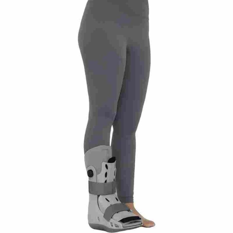 Orthopedic Rigid Air Cam Walker Fracture Boot Adjustable ROM Hinged Walking Brace