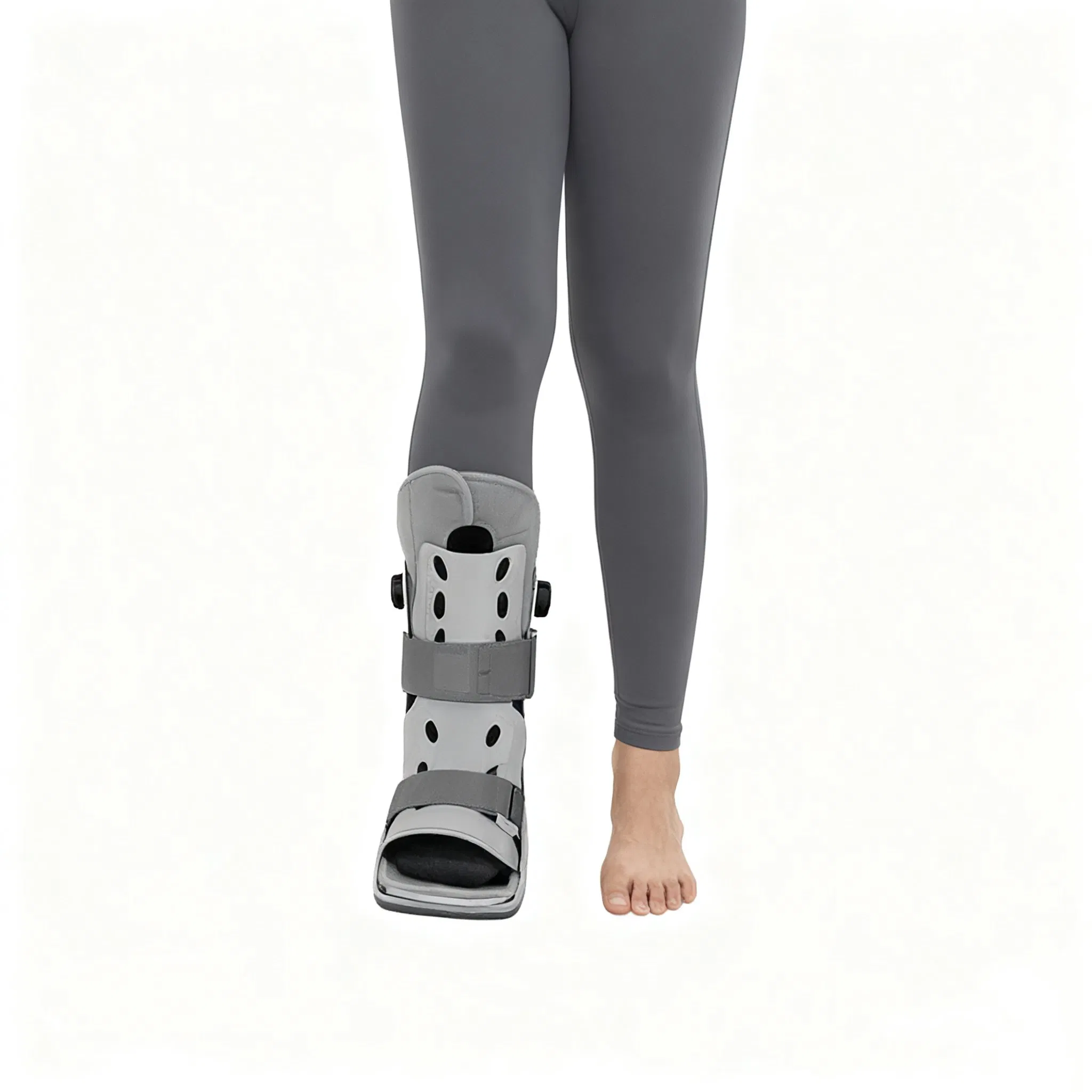 Orthopedic Rigid Air Cam Walker Fracture Boot Adjustable ROM Hinged Walking Brace